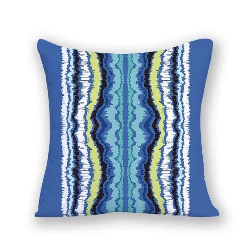 Luxury Home Decor Cushion Cover Office Sofa Cushion Cover Simple Abstract Stripe Pattern Decorative Pillow Cover