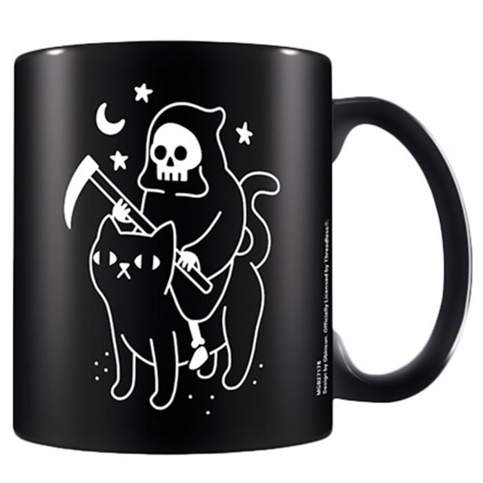 

Obinsun Death Rides a Black Cat Mug 12cm x