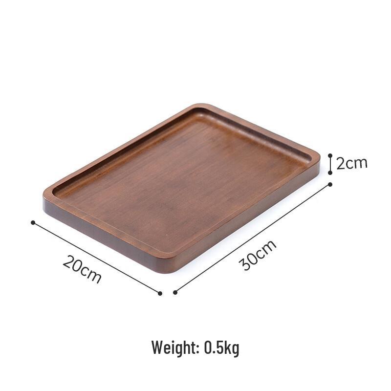 New Chinese Style Rectangular Bamboo Tea Tray