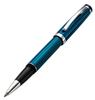 Xezo Incognito Ballpoint Fine Deep Blue Layered Pure Platinum Limited Serial Pen, Point, Rucker, Plated, Handmade, Edition,