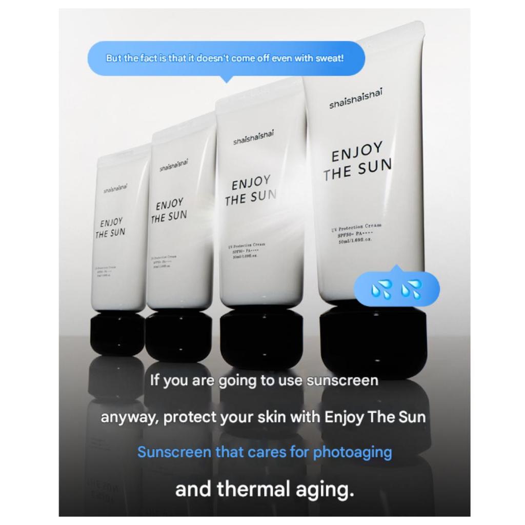 shaishaishai Enjoy The Sun Moisture Sun Cream SPF50+ PA++++ 50ml (3 Options)