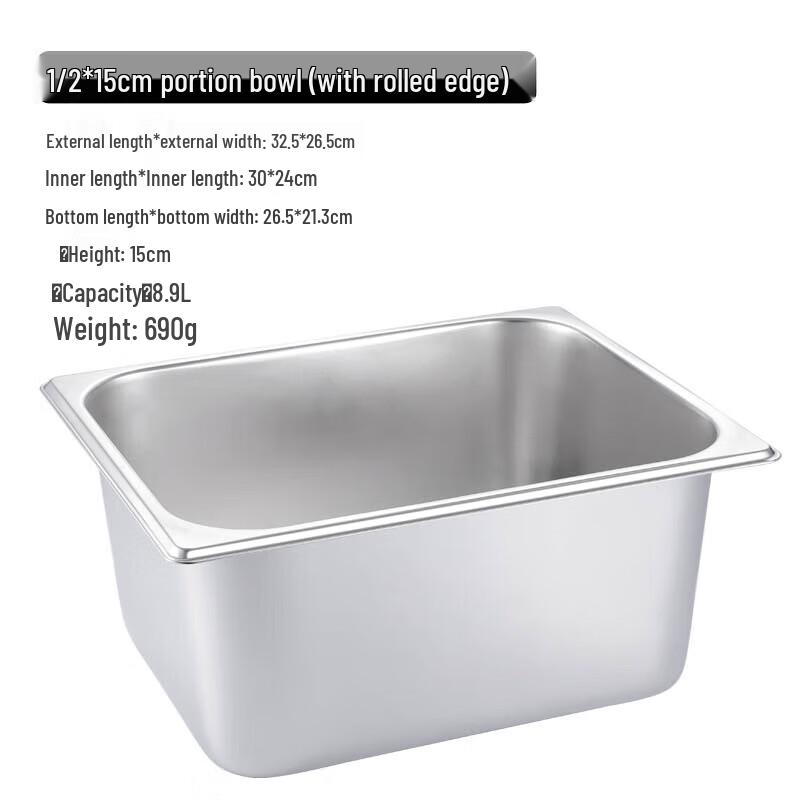 Stainless Steel Gastronorm Food Pans & Lids