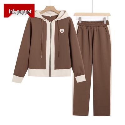 Casual Sportkleding Set met Capuchon voor Dames