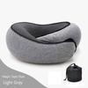 Memory Foam Nekkussen Cervicale Wervel Reis Draagbaar Middagpauze Vliegtuig U Type Kussen Slaap Kampeerkussen Draagtas