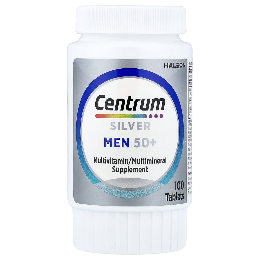 Silver 50+ Men's Multivitamin, 100 Tablets