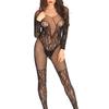 Sexy Deep V Neck Bodystocking Lingerie Transparent Temptation Sexy Bodystocking Outfits Women'S Leggings And Sexy Lingerie Sets