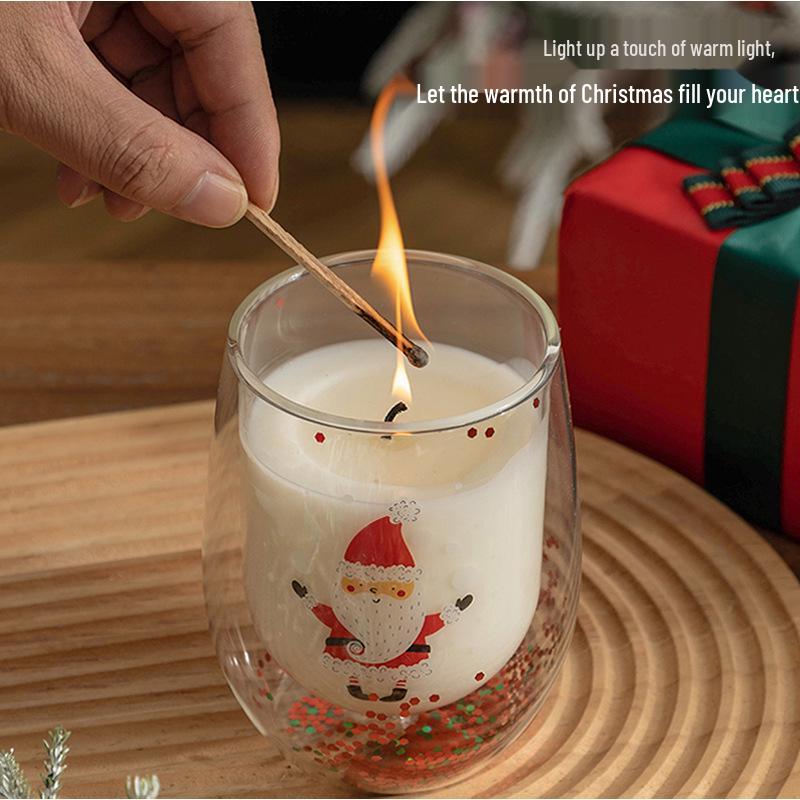 Romantic High-End Essential Oil Candles - Perfect for Hotel, Valentine's Gift, and Christmas Souvenirs