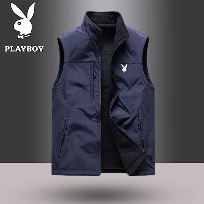 PLAYBOY Men s Stand-up Collar Fishing Vest L