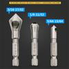 Versatile 3pcs Countersink Drill Bit Set With Smooth Surface And Hex Shank Design