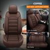 Car Seat Covers Full Set Breathable Leather Auto Front Seat Cover Car Full Seat Protection Cushion Pad Auto Interior Accessories