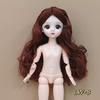 6 Minutes 30cm BJD Body Naked Doll 3D Real Eye General Muscle 20 Joint Cute Doll Change Girl Toy