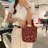 12 Small Fresh and Cute Small Cloth Bags Women's Wrinkled Cloth Printed Handbags Bento Bags