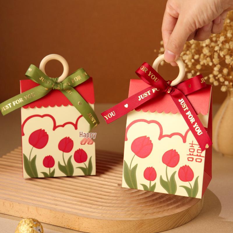 Charming Wedding Favor Candy Box - Ins Style Handbag Design