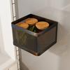 Magnetic Refrigerator Side Storage Basket Carbon Steel Condiments Storing Rack Convenient Metal Spices Bottle Holder