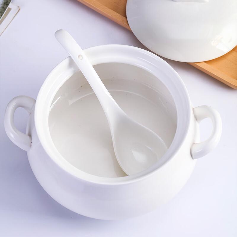 Haoya Jingdezhen 58-Piece White Ceramic Dinnerware Set