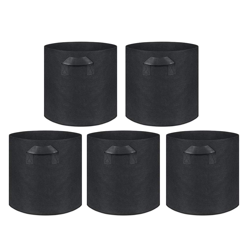 

Тканевый горшок для растений Войлочный посадочный мешок Галлон Садоводство Растениеводство Выращивание овощей Стимуляция роста 5 штук Галлон Высота 40 x Диаметр