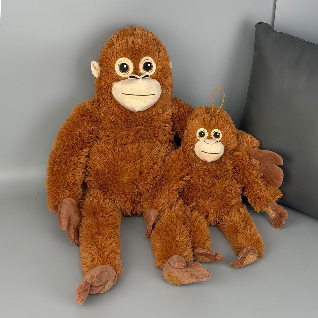 New Funny 40-66Cm Cartoon Gorilla Plush Toy Chimpanzees Monkey Soft Stuffed Doll Backpack Car Bag Room Decor Bg Gift