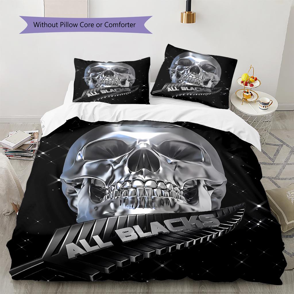 Biancheria da letto con motivo All Pattern della Nuova Zelanda, Set piumone Copripiumone Federa Regalo di Compleanno per la Casa (1 * copripiumino + 2 * federa, senza nucleo)