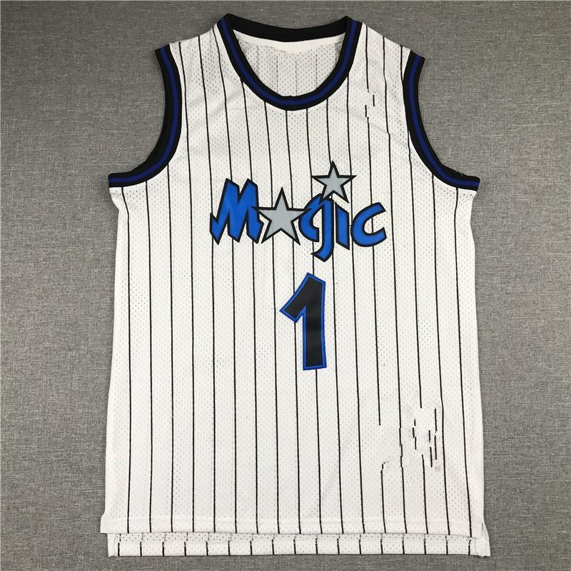 Mens Womens Retro NBA Orlando Magic Penny Hardaway 1 Blue Basketball Jersey Embroidered Mesh Sportswear