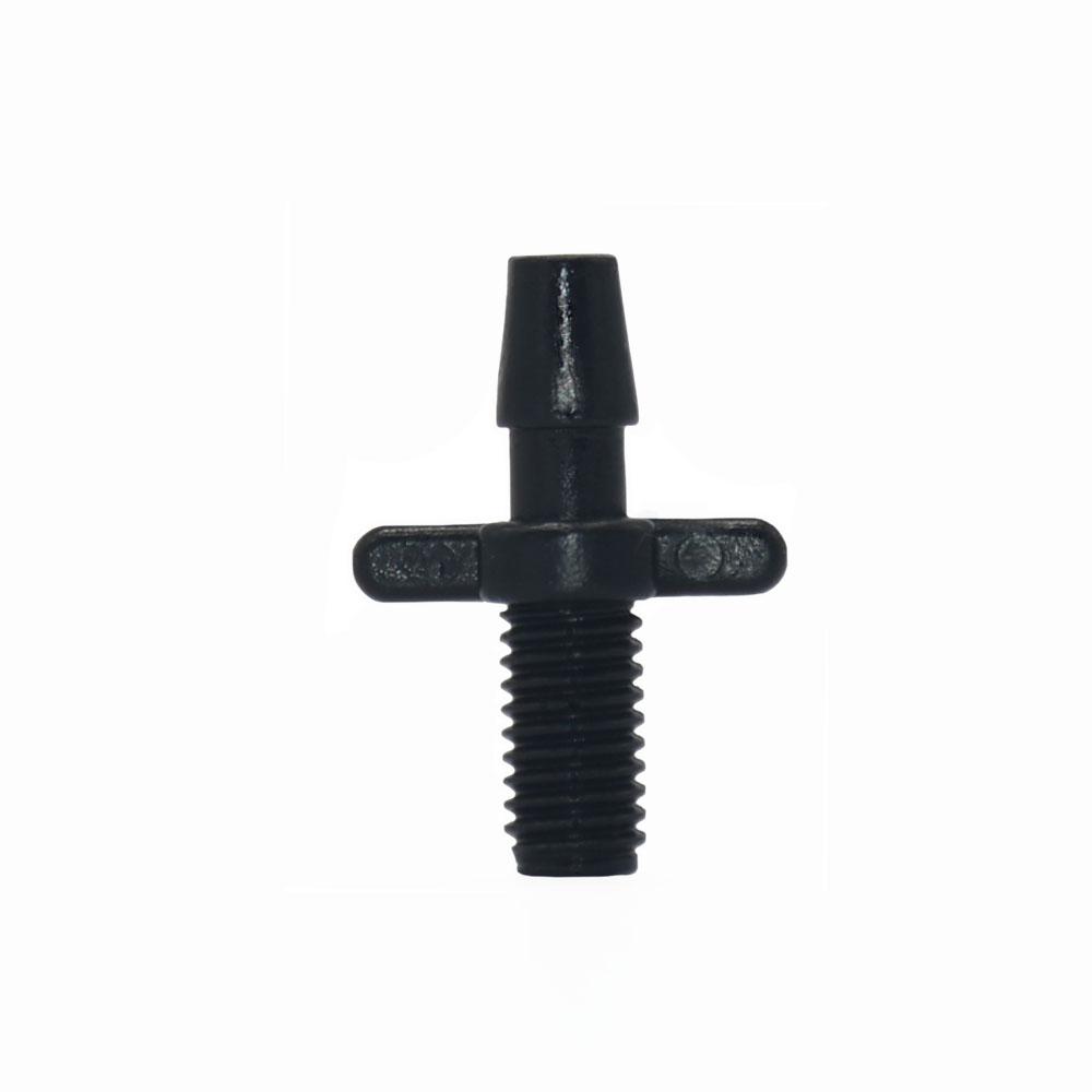 50pcs 3/5 4/7mm Garden Hose Barbed Connectors Tee Elbow Cross End Plug Fitting Coupling Drip Irrigation System Watering