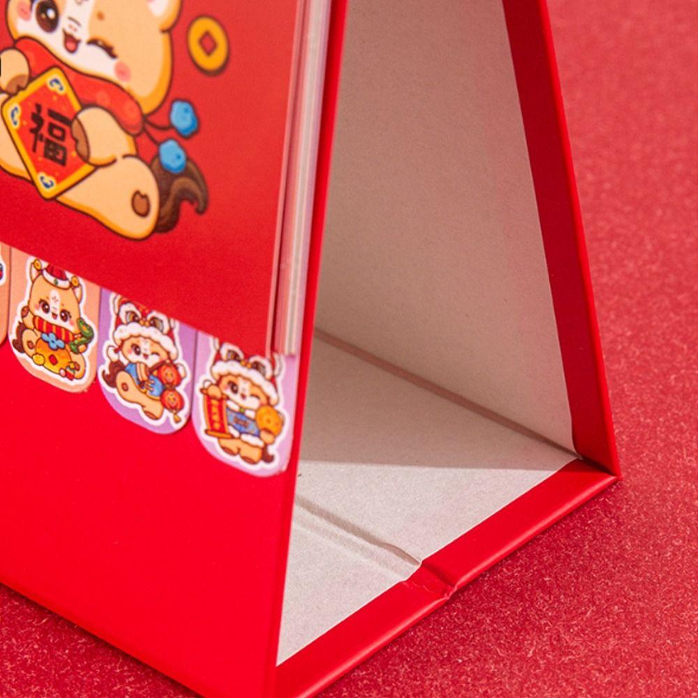 Chinese Style 2026 Desk Calendar Coil Binding Monthly Planner Schedule Planner  Desktop Decoration