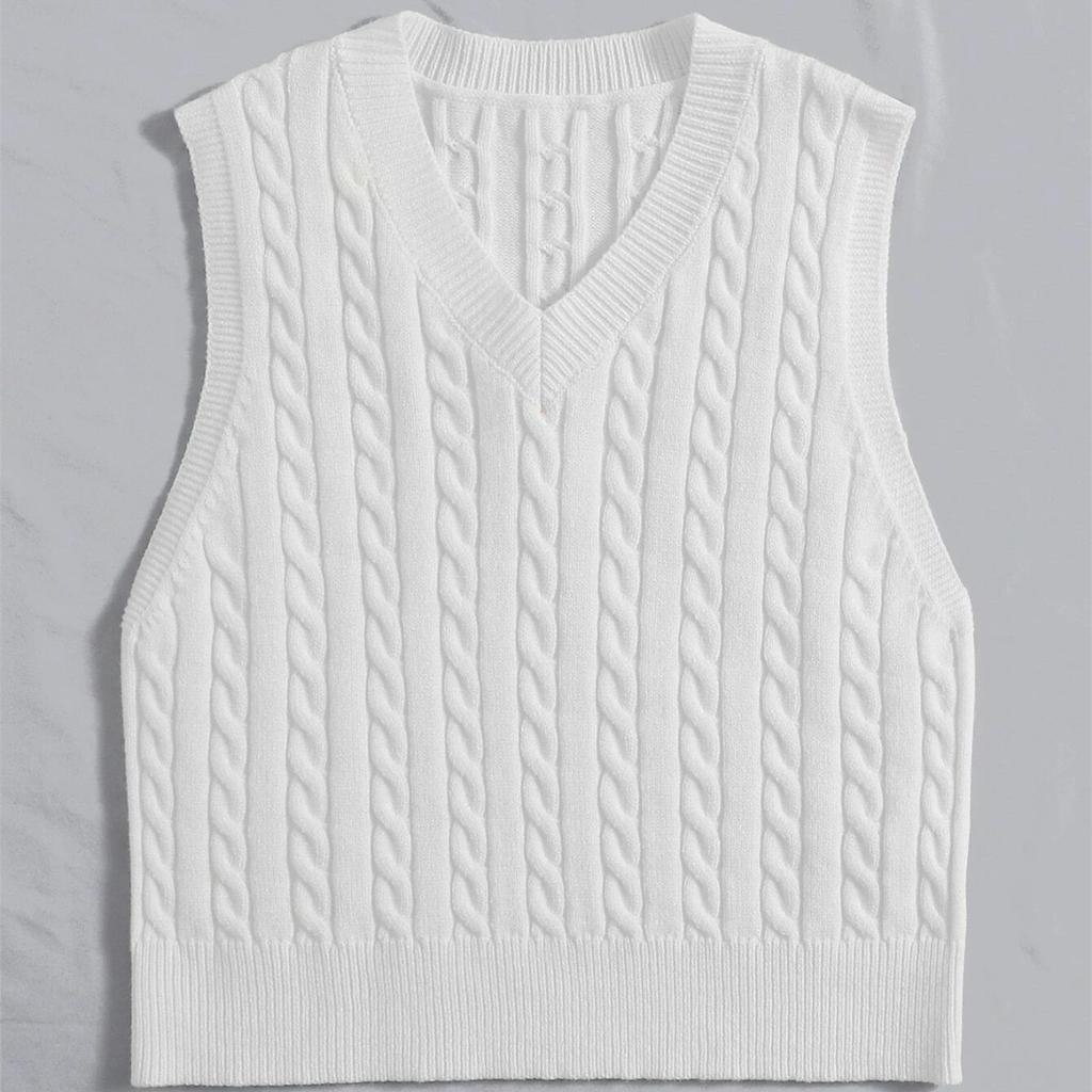 New Sweaters, Women's Knitted Vests, Pullovers, V-neck, Vest Sweaters, Versatile Tops