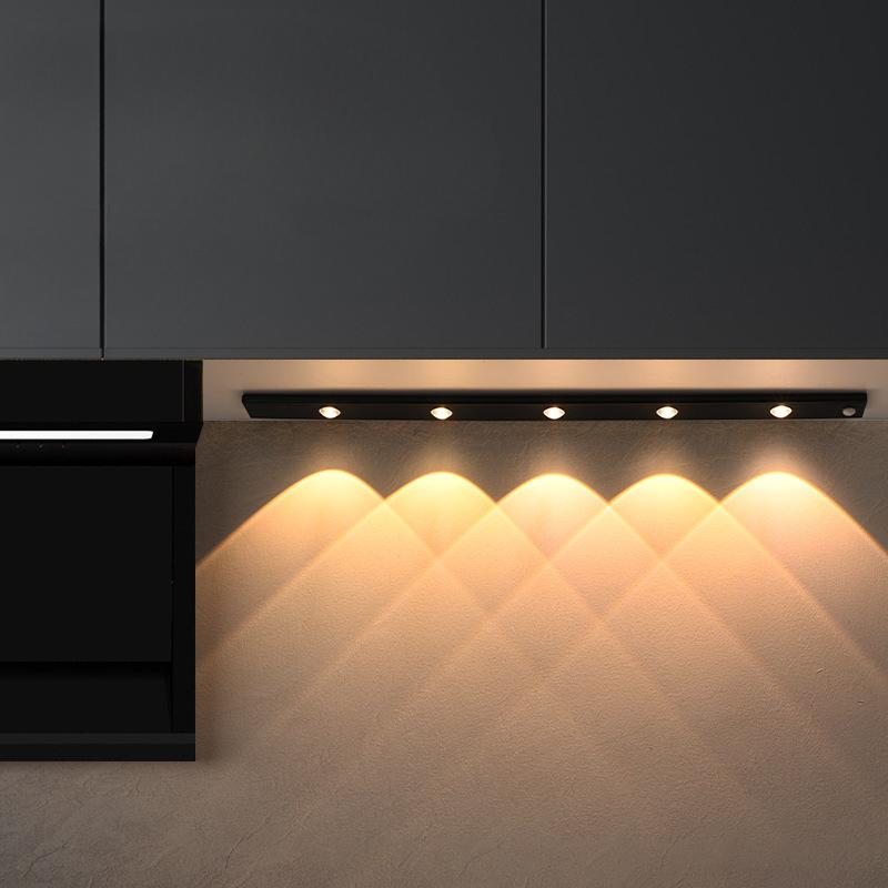 Cabinet Light USB Rechargeable Motion Sensor Ultra-thin Led Lamp for Kitchen Wardrobe Cabinet Decoration Lighting