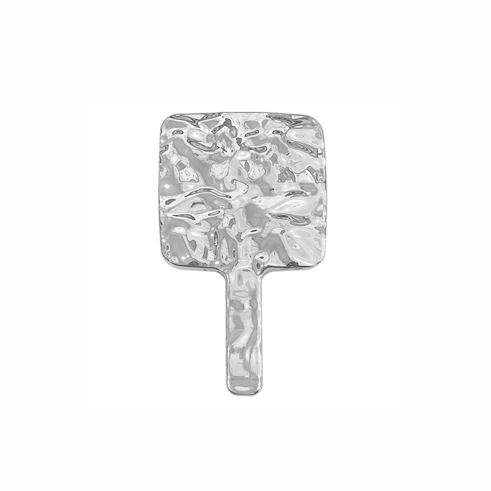 

High Definition Makeup Mirror Silver Vanity Mirror Portable Handheld Mirror Women small