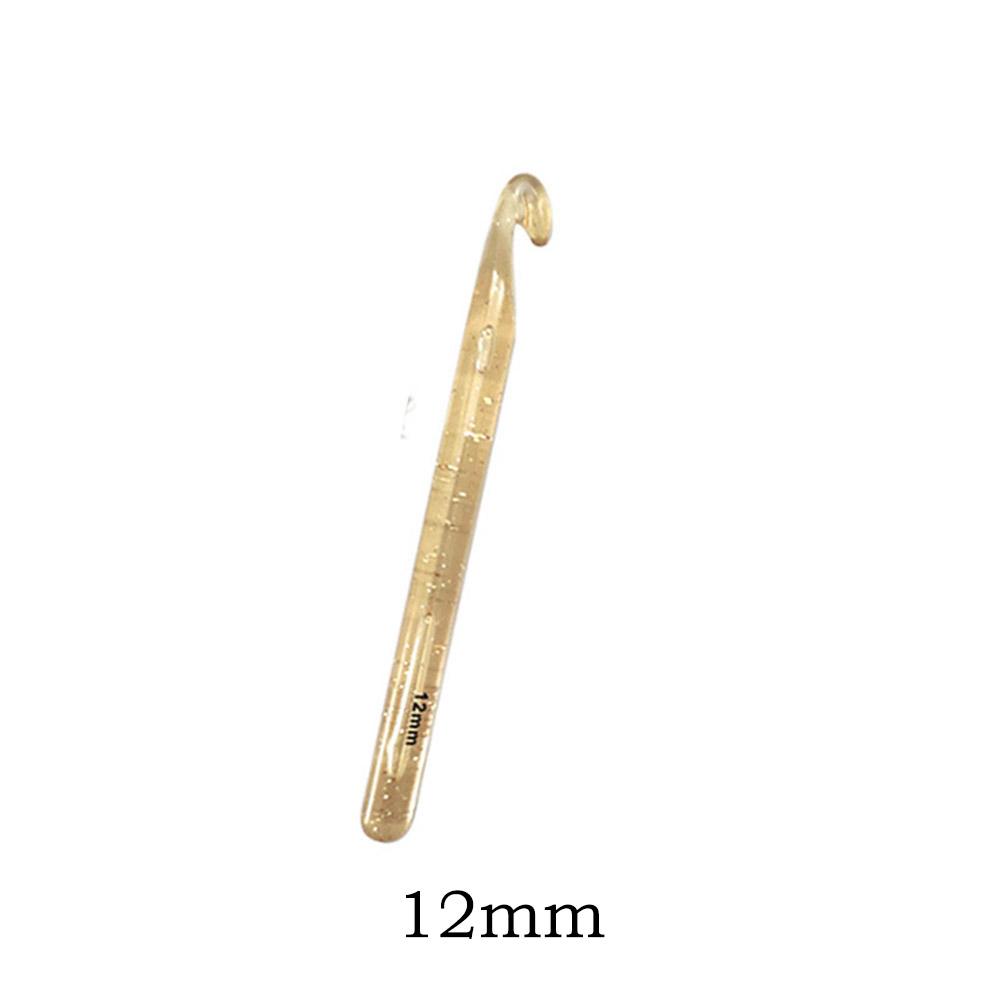DIY Sewing Tools Crochet Hook Large Size Transparen 1*12MM*170MM 18MM*170MM 20MM*170MM Handle Knitting Needles Set