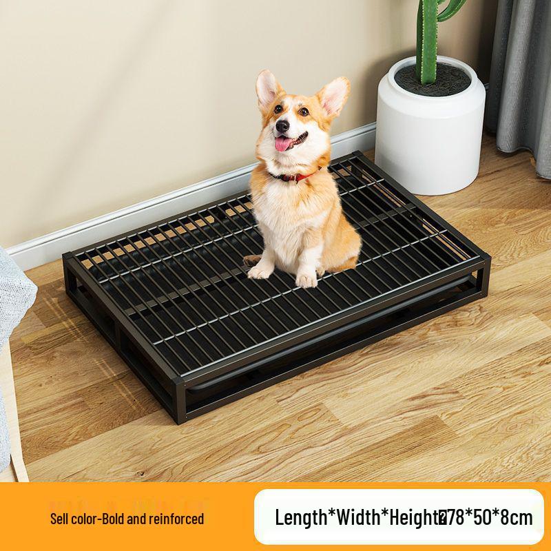 Extra-Large Stainless Steel Dog Urinal with Anti-Step-On Drawer for Medium and Large Breeds