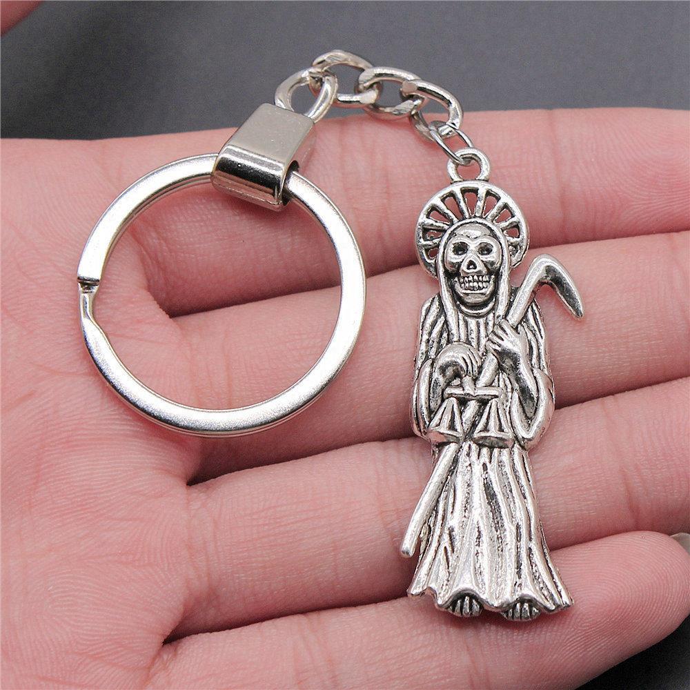 30mm Keychains Bat Cross Skull Vintage Jewelry Supplies QY006