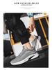 2025 Men's Black Breathable Mesh Running Shoes - Odor-Resistant Casual Lightweight Sneakers