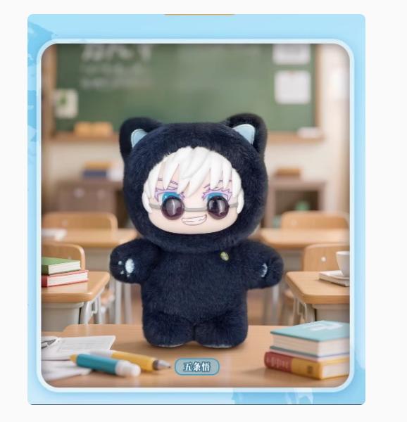 Original Kawaii Jujutsu Kaisen 2 Cat Ear Plushie Series Blind Box Mystery Box Anime Toy-Room Decoration-Collect-Festvial Gift..