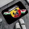 A-Abarths Fiat Entry Door Floor Mat Festive Decorations Carpet Bathroom Anti-slip Mat Entrance Doormat