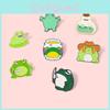 Unique Frog Series Brooch Animal Design Metal Badge For Stylish Decoration Unisex Wear