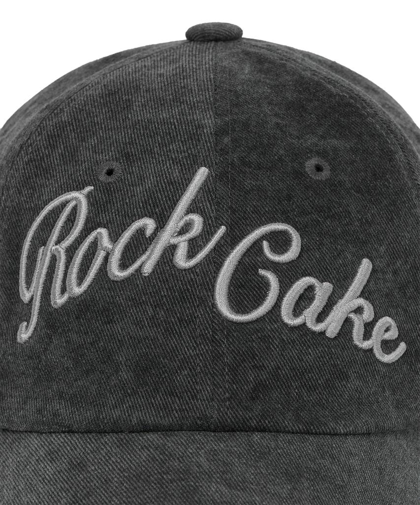 ROCKCAKE Script Pigment Ball Cap - Charcoal