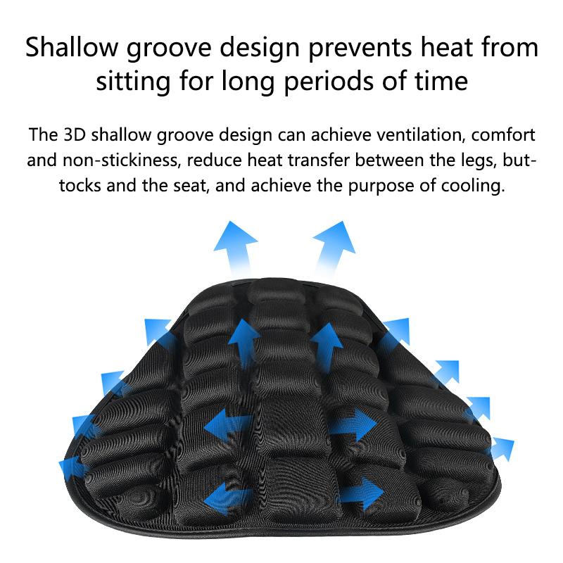 Pernă de scaun universală pentru motocicletă anti-alunecare pentru motocicletă electrică, respirabilă, confort, pernă de protecție solară, accesorii pentru motociclete