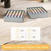 Foldable Cross-Border Fabric Storage Box with Underwear Organizer, Large Capacity Drawer Storage Box