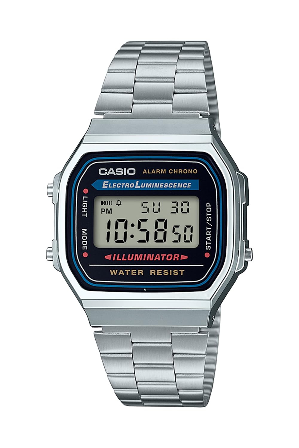 

Casio Collection Silver Watch A168WA-1A2WJR Men s