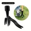 1Pc Stand Up Weed Puller Claw Tool Aluminum Alloy Weeding Head Replacement Garden Foot Pedal Digging Grass Shovel Root Remover