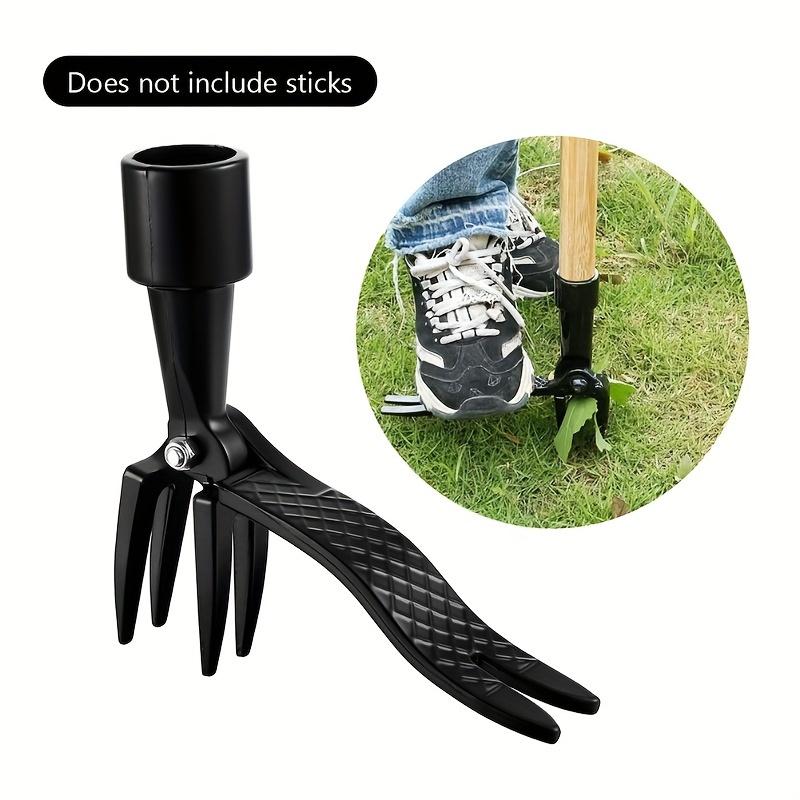 1Pc Stand Up Weed Puller Claw Tool Aluminum Alloy Weeding Head Replacement Garden Foot Pedal Digging Grass Shovel Root Remover
