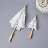 Lace Parasol Elegant Lace Umbrella for Outdoor Party Photo Props Decorative Parasol Lacework Umbrella for Garden