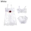 1Set Doll Clothes Sexy Doll Pajamas Lace Lingerie Bra + Underwear + Night Dress Nightwear Bikini Clothes 1/6 Dolls Accessories