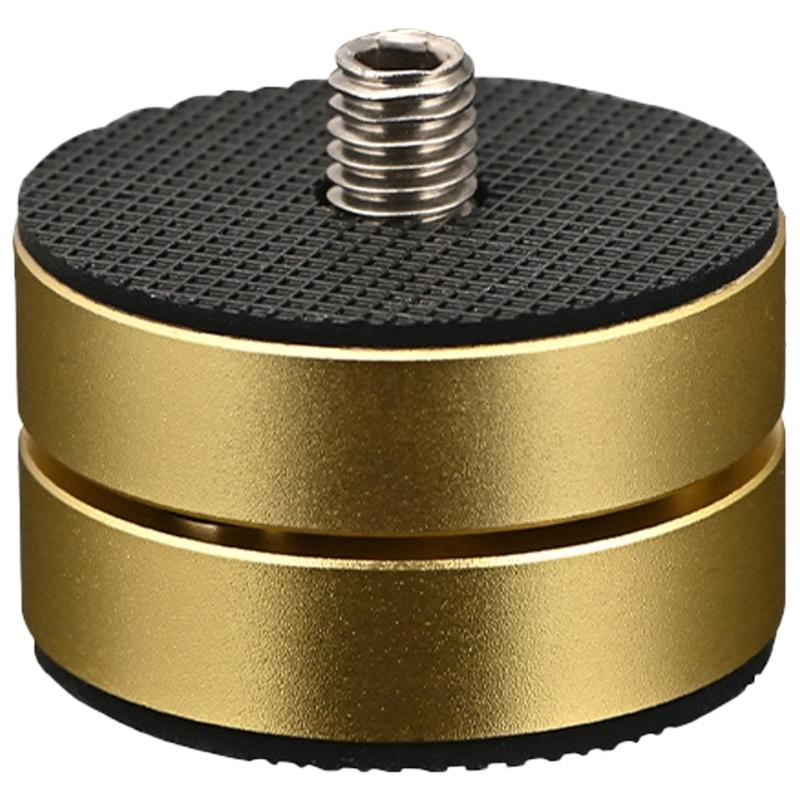 Shock Vibration Damping Feet Pad  for Auditory Equipment Amplifier Easy Installation No Screw Needed Aluminum  Foot