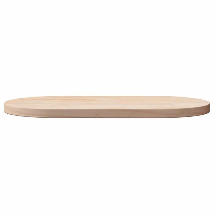 VidaXL Dessus de table 80x40x2,5 cm bois de pin massif ovale 824350