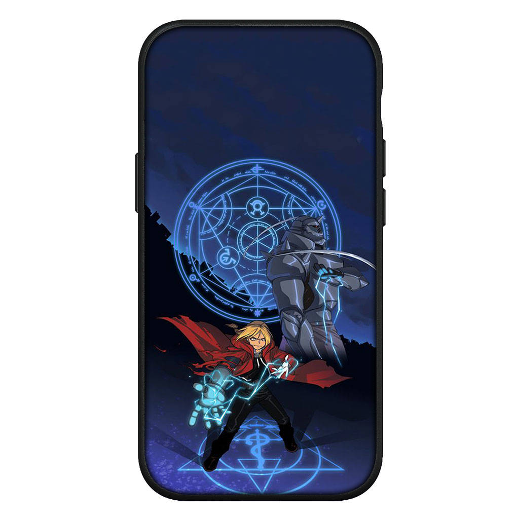 for iPhone 16 15 X XR Samsung Galaxy S24 S23 Plus Xiaomi Redmi Note 13 12 11 Pro Max 9 14 OPPO Huawei Cover Anime Fullmetal Alchemis Elric Edward Case