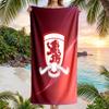 Middlesbrough Fußball Strandtuch Weiches Mikrofaser Sommerhandtuch Schnelltrocknend Saugfähiges Handtuch für Strand Schwimmbad Reisen