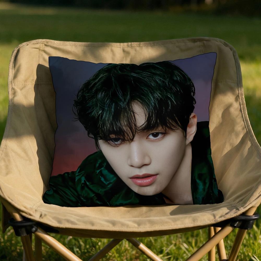 Kpop Lee JJunho Cushion Cover Soft Reversible  Durable Pillow Cover  MultiScene Use for Home  Car Daily Comfort