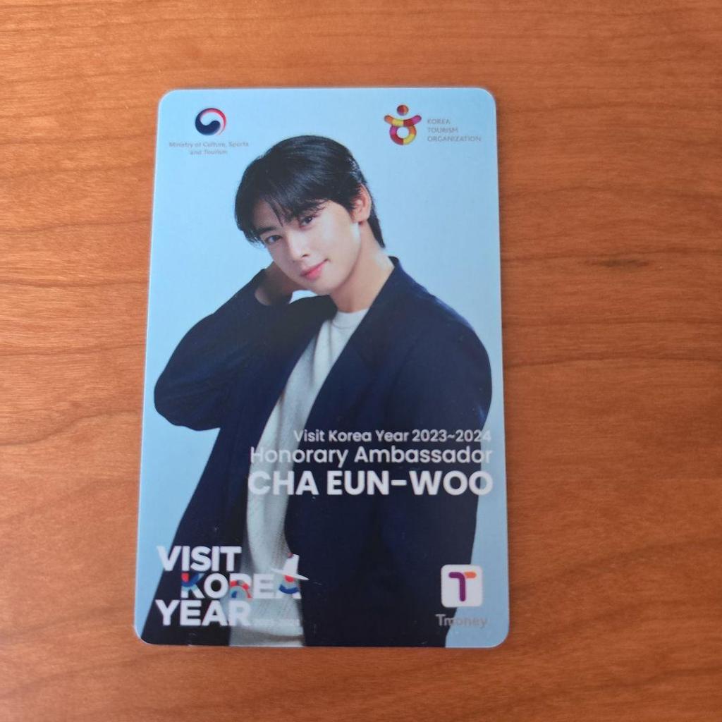 [USED] CHA EUN-WOO visit korea tmoney