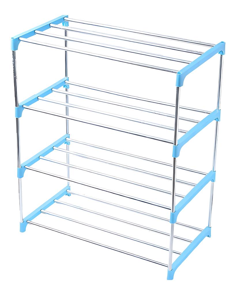 DIY Shoe Rack Storage Rack Dormitory Household Storage Box Shoe Rack Aluminum Vertical Shoe Rack